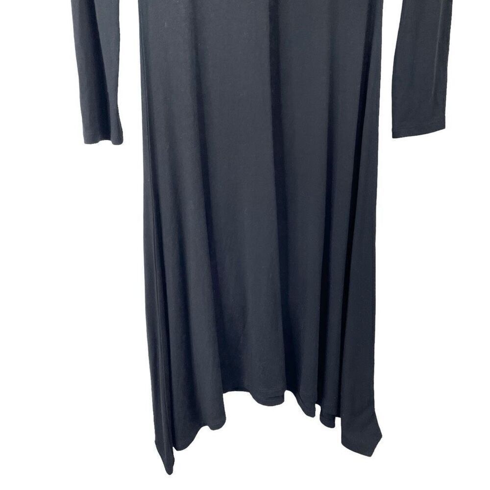 Aritzia Wilfred Free Macpherson asymmetric hem dress Size S black boho lagenlook - Picture 6 of 9
